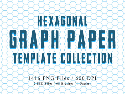 Hexagonal Graph Paper Template Collection - Download