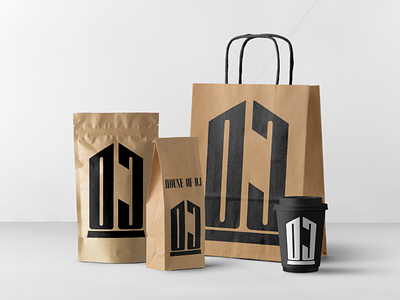 House of OJ brand identity design