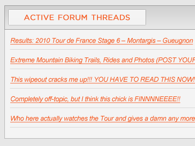Active Forum Threads By Justin Shattuck On Dribbble