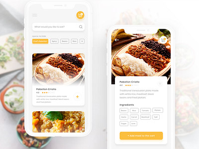 Meal Delivery App by Henry Ramírez on Dribbble