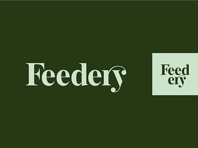 Feedery brand community design kitchen logo