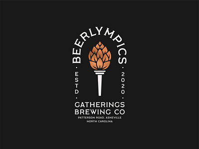 Beerlympics brand brewery design logo olympics