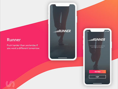 Running app leaderboard orange run running app sports ui ux