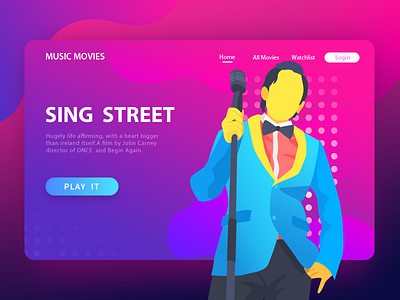 SING STREET Illustration -3 design illustration web