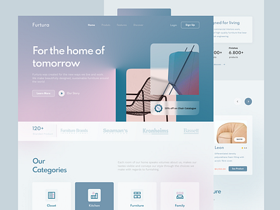 Furtura - Furniture Landing Page