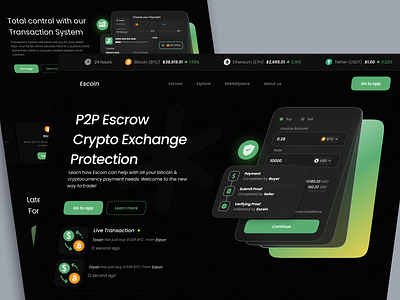 Escoin - P2P Escrow Crypto Exchange