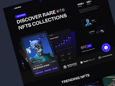 METATS - NFTs Landing Page