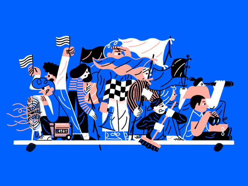 How to stay scrappy design dropbox illustration