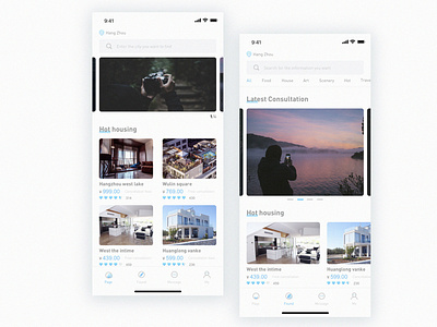 An APP suitable for people who like to travel ui ux