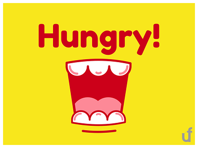 Hungry - Logo app app icon brand design food hungry inspiration logo logosai logotipo logotype logotype design mark type