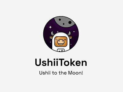 UshiiToken branding graphic design logo ui