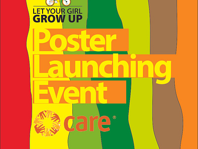 Poster Design for CARE Bangladesh, Poster Launching Event graphic design