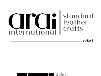 Logo Development for ARAI INTERNATIONAL