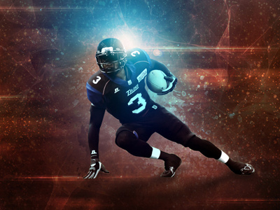 Tulsa Sports Images - Tulsa Talons active design energy football futuristic high energy light oklahoma photo manipulation photoshop sports tulsa