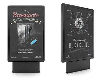 Resource Recovery Campaign Examples chalk chalkboard clean slate eco friendly environment oklahoma recycle recycling resource recovery resources trash tulsa