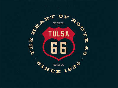 Heart of Route 66 - Badge