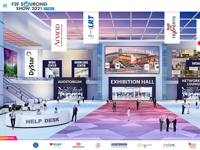 Virtual Trade Fair Lobby Design