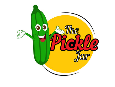 Logo design for Pickle Jar a Vlog for Pickle game branding game logo jar logo log pickle logo vlog logo