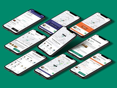 Helpify - An on-demand service app UI/UX Design app appdesign book a service dailyui design gig app minimal on demand service app ondemand service app product design service app uber for x ui uidesign ux