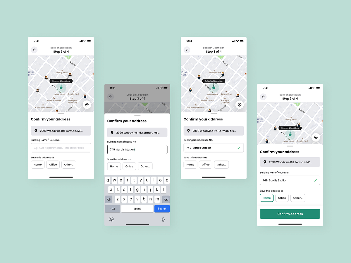 Address UI designs, themes, templates and downloadable graphic elements ...