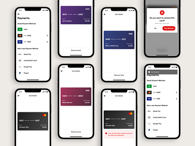 Payments UI ⟶ Go - Ride Hailing App UI Kit app app design design finance fintech flat ios app lyft mobile app payment payment ui uber ui ux