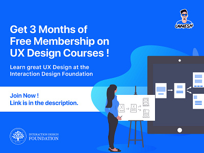 Get 3 Months of Free Membership on UX Design Courses from IDF