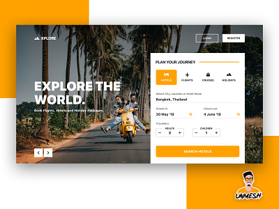 Travel eCommerce Web app - UI Design app dailyui design flat minimal travel app ui ui ux ux web website