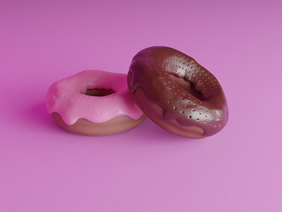 Fake 3D Donut #MadeWithBlender