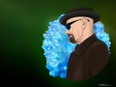 The One Who Knocks apple pencil breaking bad bryan cranston digital art fan art heisenberg illustration ipad jesse pinkman procreate procreate app procreateapp walter white