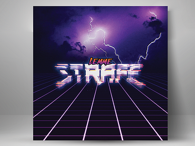 Lemme STRAFE 80s design desert chrome retro strafe video game videogame