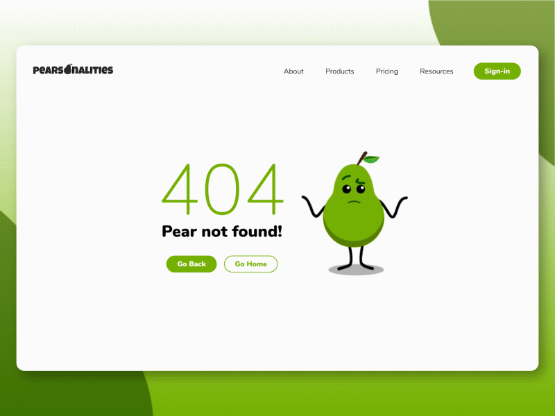404 Pear not found! 404 404 page adobeaftreffects adobeillustraotr aftereffects animated animation figma funny funny signs green illustrator json jsonfiles lottie lottiefiles pagenotfound pear vector vectoranimation