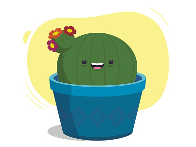 Cactus - good morning to y'all cactus cute flowers illustration illustrator illustrator cc plant logo vector vector artwork