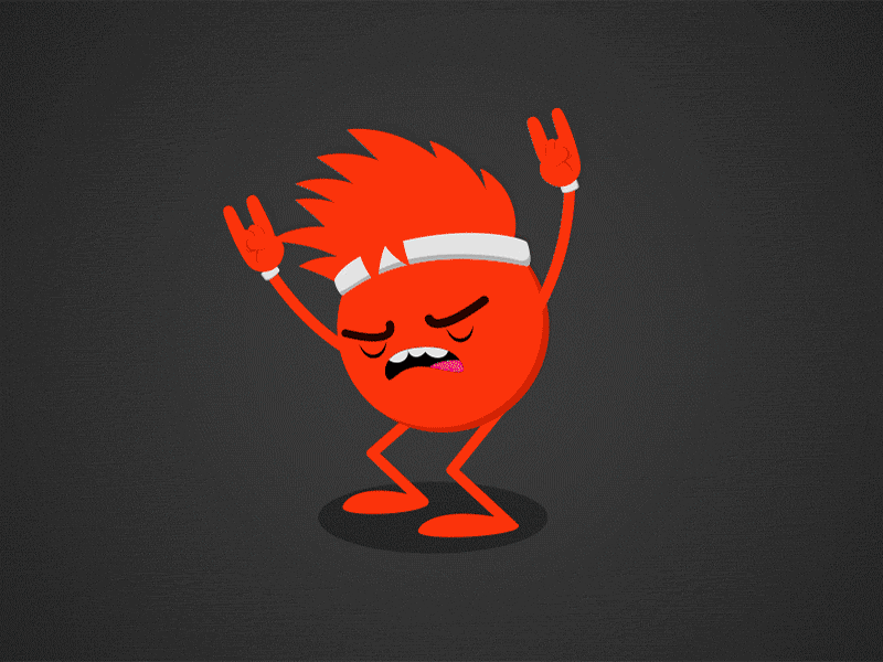 Dancing To The Beat after effects animation dancing illustrator illustrator cc vector