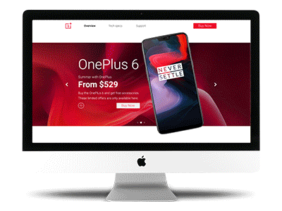 OnePlus6 | Resoponsive mockup responsive
