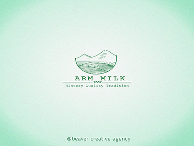 Logo Design for Dairy Production abstract branding concept design icon logo logo design minimalism