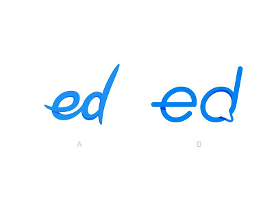 Logo Ed artificial intelligence comment education learning monogram neuroscience speaking training