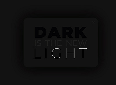 Dark is the new light dark mode dark ui light mode ui