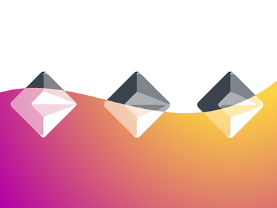 Rhombus icon for logo