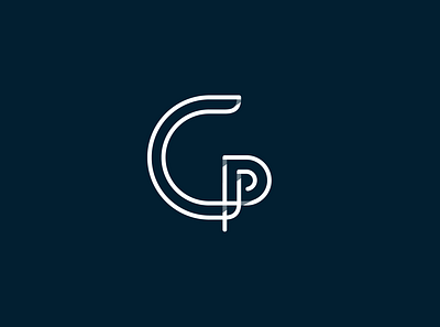 Monogram CP - final version branding lettermark logo monogram