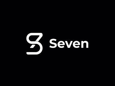 Seven rebound monogram number 7 s logo s7 seven seven logo