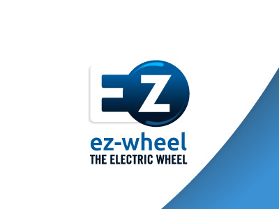 EZ Wheel Logo french startup high tech logotype