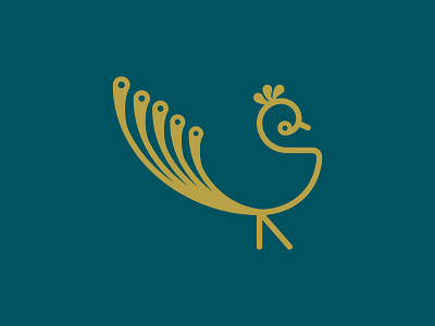 Peacock logo "rebound" paon peacock