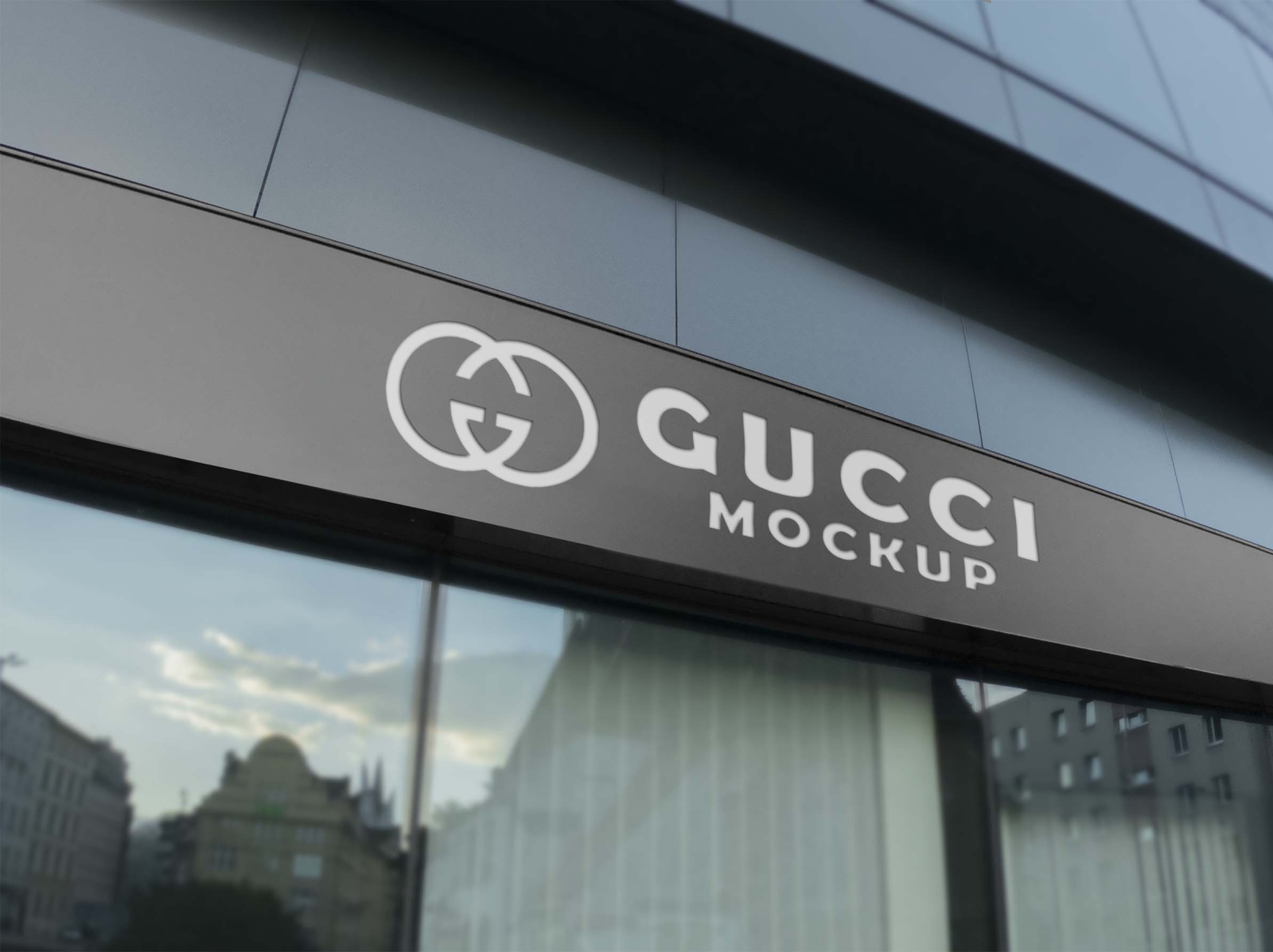 Download Free Gucci Store Logo Mockup By Arun Kumar On Dribbble PSD Mockup Templates