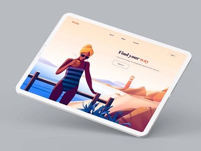 Free Floating iPad Pro Mockup