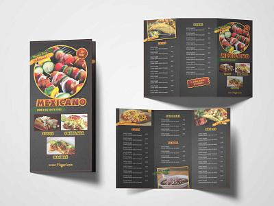 Taco Mexicana Menu Design Template design illustration premium download psd