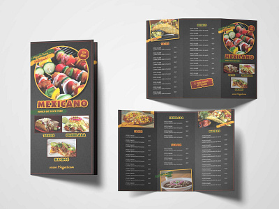 Taco Mexicana Menu Design Template