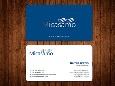 Modern Classic Business Card Mockup