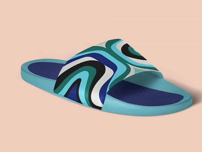 Free Beach Slippers Mockup