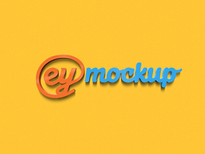 Free Model 3D Logo Mockup 3d design download mock up download mock ups download mockup free illustration logo mockup mockup psd mockups model psd