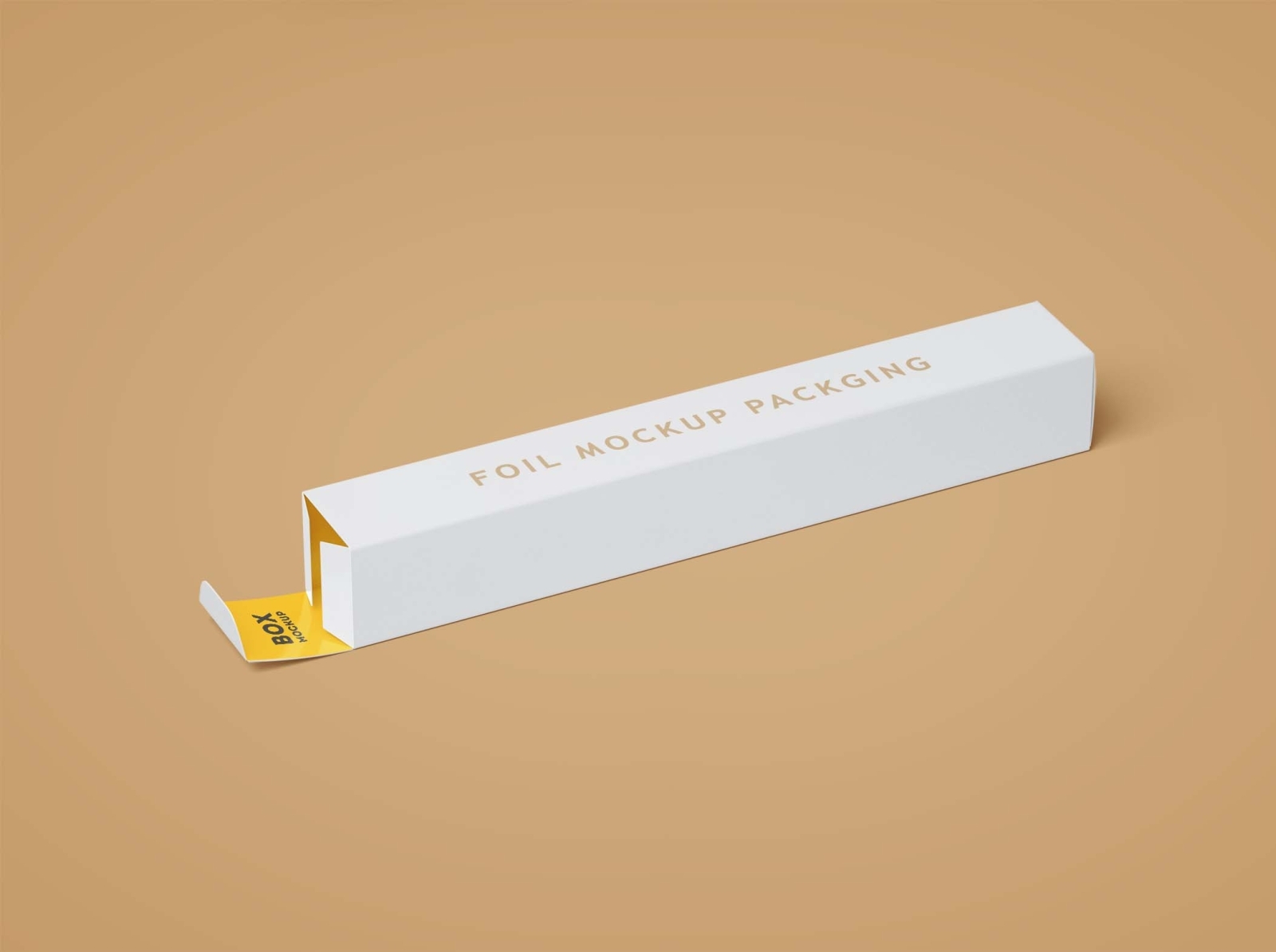 Free Luxury Foil Paper Box Mockup  1  4x 